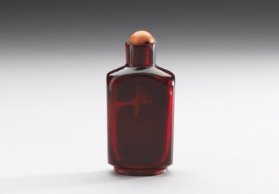 图片[2]-Red glass snuff bottle, 18th century, Qing dynasty-China Archive